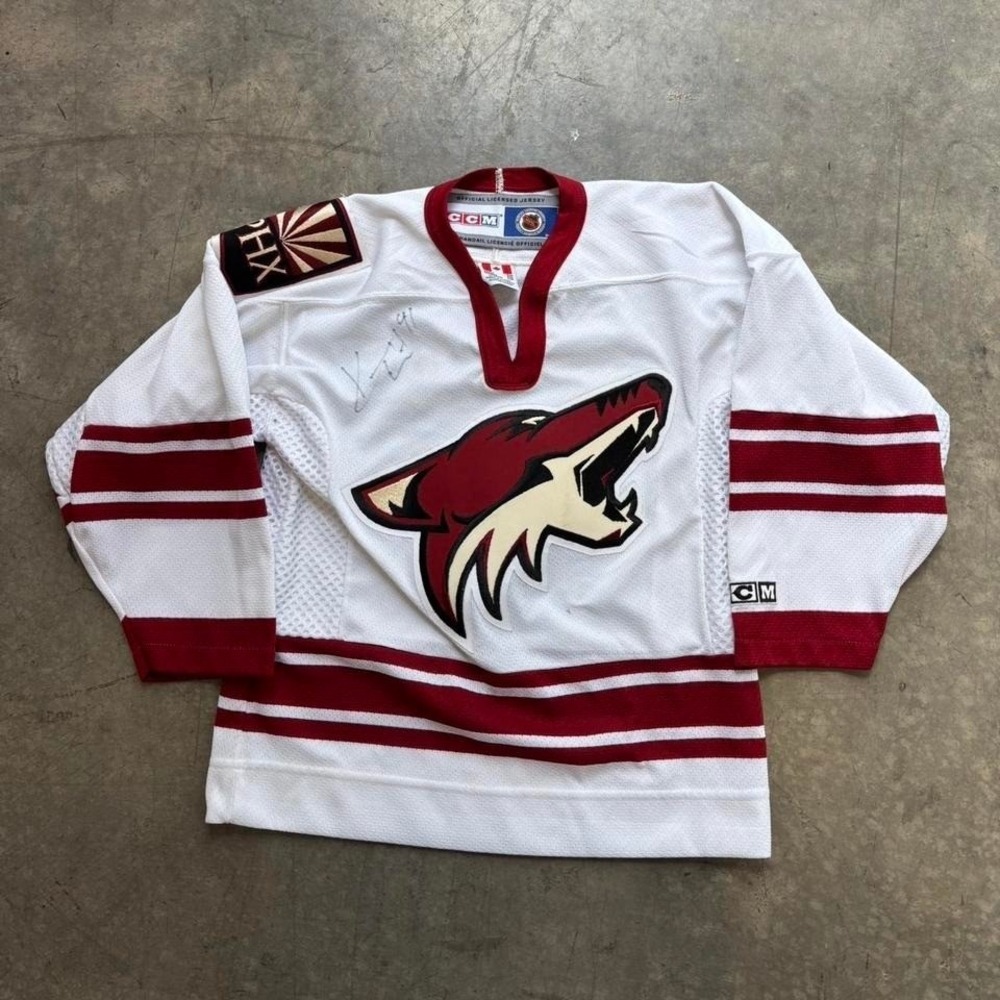 Vintage‎ Youth Phoenix Coyotes CCM NHL Hockey Jersey Size Large